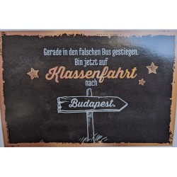 Klassenfahrt nach Budapest