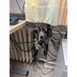 Kabelsalat im Klinikum